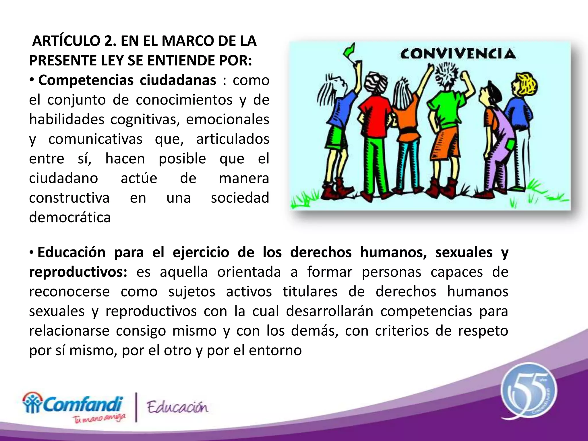 Ley de convivencia escolar | PPTX