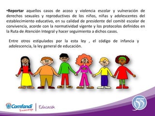 Ley de convivencia escolar | PPTX