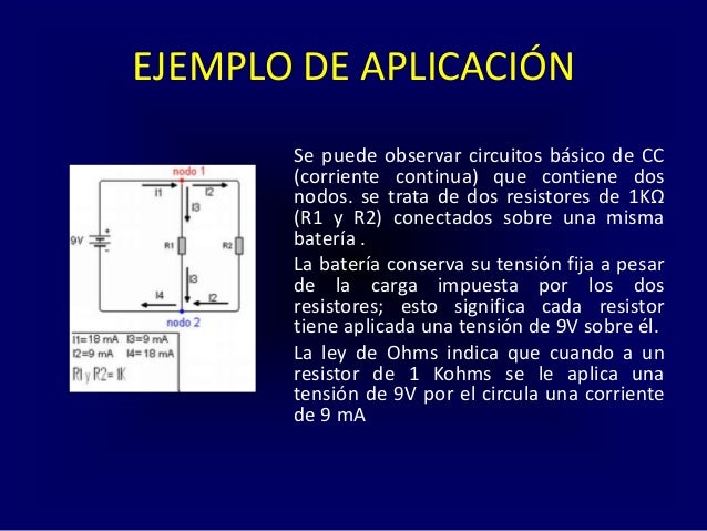 Ley de corrientes de kirchhoff (lck)