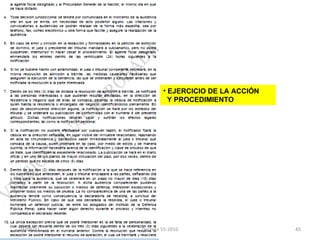 EJERCICIO DE LA ACCIÓN  Y PROCEDIMIENTO 03/08/11 Decreto 55-2010 