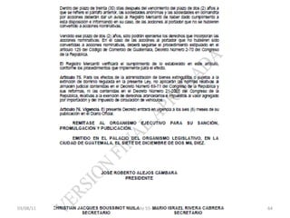 03/08/11 Decreto 55-2010 