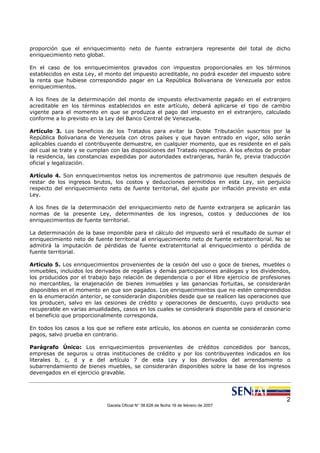 Ley de impuesto sobre la renta | PDF