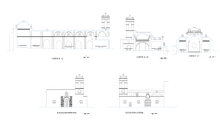 ALTAR MAYOR PRESBITERIO
N P T = - 0,28 NAVE PRINCIPAL
N P T = -0,63
ENTRADA PRINCIPAL
N P T = - 0,42
CORTE A - A' 1 m.
PADRE URRACA
N P T = - 0,60
INGRESO LATERAL
N P T = - 0,60
1 m.
CORTE B - B'
CORTE C - C'
1 m.
VIRGEN DE LA
CANDELARIA
N P T = - 0,87
VIRGEN DE LA
ASUNCION
N P T = - 0,87
ELEVACION LATERAL
1 m.
ELEVACION PRINCIPAL
1 m.
PADRE URRACA
N P T = - 0,60
INGRESO LATERAL
N P T = - 0,60
1 m.
CORTE B - B'
VIRGEN DE LA
CANDELARIA
N P T = - 0,87
ELEVACION LAELEVACION PRINCIPAL
1 m.
PADRE URRACA
N P T = - 0,60
INGRESO LATERAL
N P T = - 0,60
1 m.
CORTE B - B'
CORTE C - C'
1 m.
VIRGEN DE LA
CANDELARIA
N P T = - 0,87
VIRGEN DE LA
ASUNCION
N P T = - 0,87
ELEVACION LATERAL
1 m.
ELEVACION PRINCIPAL
1 m.
 