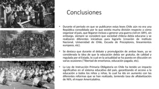 LEY DE INSTRUCCION PRIMARIA EN CHILE TRA | PPTX