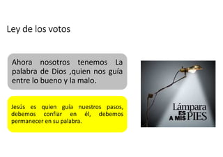 Ley de los votos