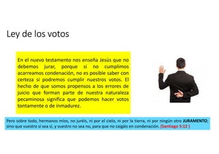 Ley de los votos