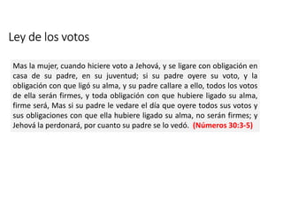 Ley de los votos