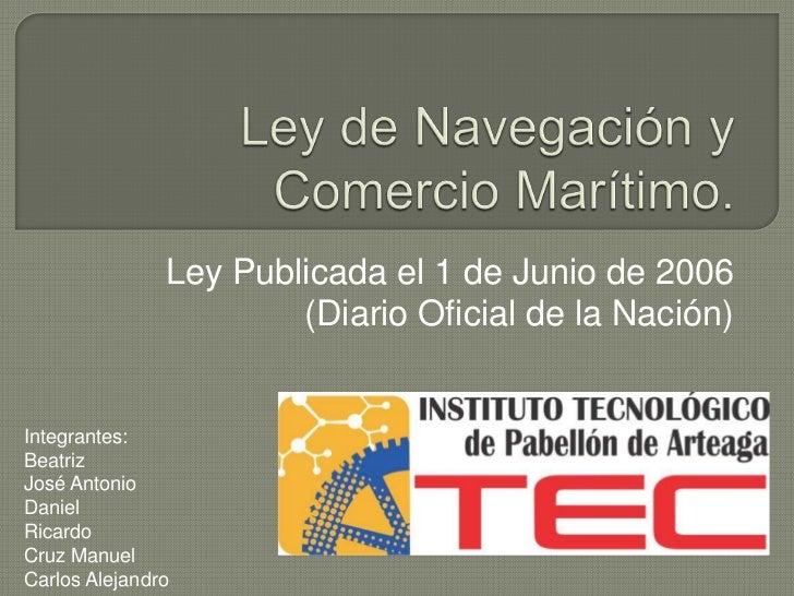 Ley de navegación y comercio marítimo