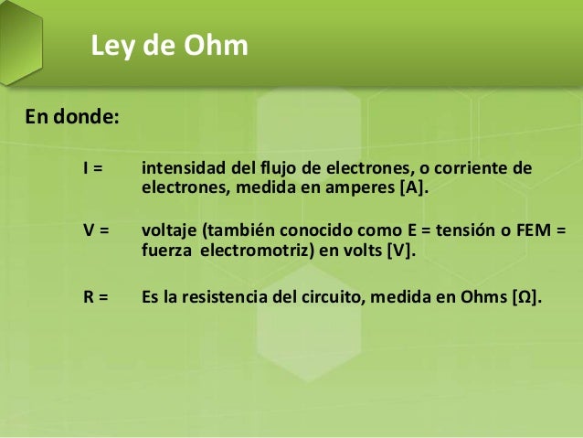 Ley De Ohm Ejemplos De Aplicacion Colección de Ejemplo