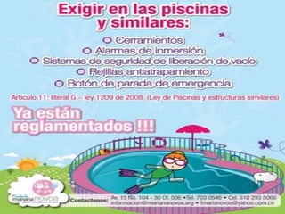 Ley de piscinas 1209 de 2008