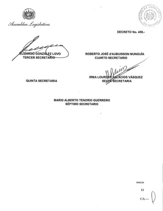 Ley de proscripción de maras o pandillas