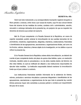 Ley de proscripción de maras o pandillas