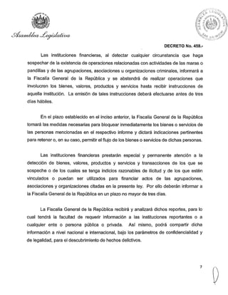 Ley de proscripción de maras o pandillas