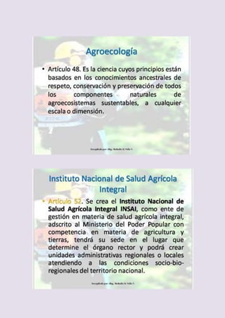 Ley de Salud Agrícola Integral 