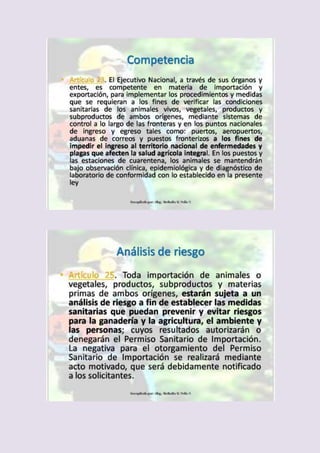 Ley de Salud Agrícola Integral 