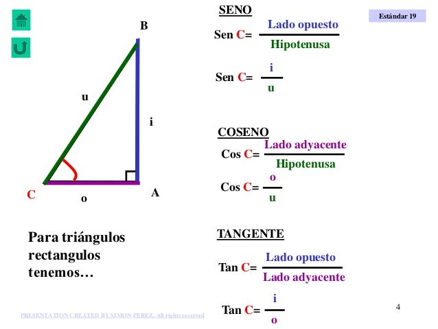 Ley de senos y cosenos