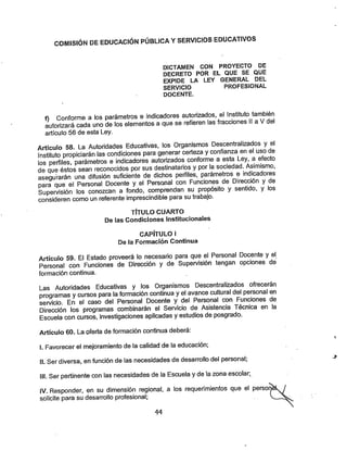 REFORMA EDUCATIVA 2013