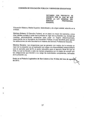 REFORMA EDUCATIVA 2013