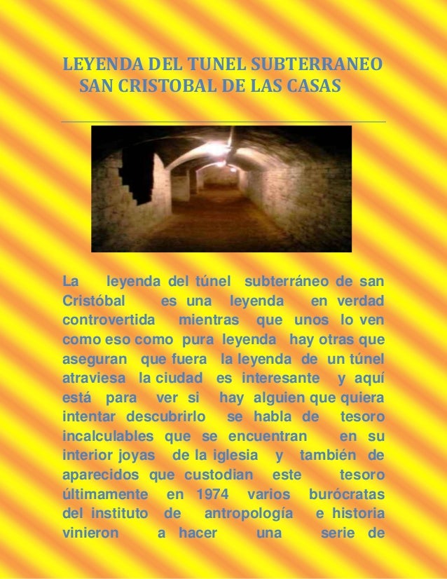 Leyenda del tunel subterraneo copia