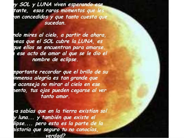 Leyenda el sol y la luna