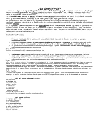 leyenda, mito, copla,juego de palabras ,epopeya,cantar de gestas ...