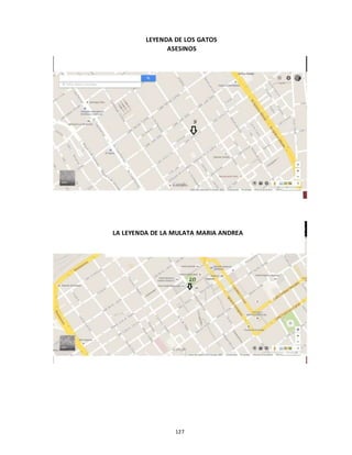 127
LEYENDA DE LOS GATOS
ASESINOS
LA LEYENDA DE LA MULATA MARIA ANDREA
 
