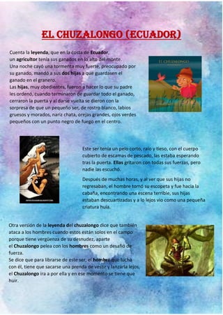 Leyendas y mitos del Ecuador