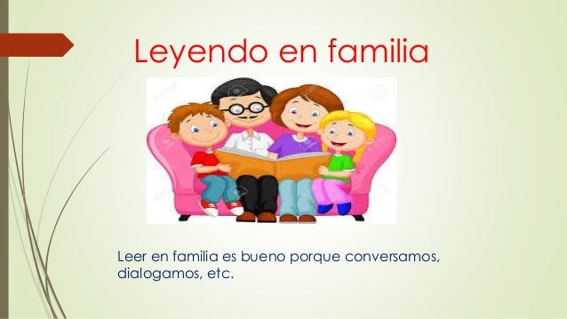 leyendo en familia