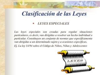 leyes estatutarias