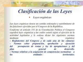 Leyes marco