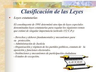 Leyes de facultades