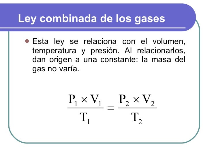 Leyes De Los Gases Leyes De Los Gases