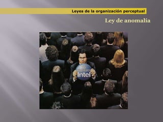 Leyes de la organización perceptualLey de anomalía