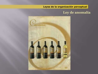 Leyes de la organización perceptualLey de anomalía
