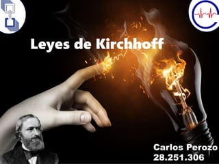 Leyes de Kirchhoff
Carlos Perozo
28.251.306
 