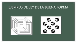 EJEMPLO DE LEY DE LA BUENA FORMA
 