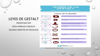 LEYES DE GESTALT
PRESENTADO POR
ADELA MORALES CHIQUILLO
SEGUNDO SEMESTRE DE PSICOLOGÍA
Esta foto de Autor desconocido está bajo licencia CC BY-NC
 