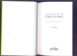 Leyes de la simplicidad