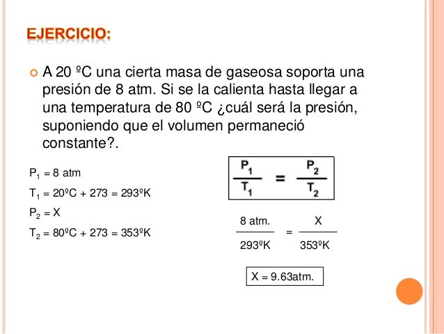 Leyes de los gases