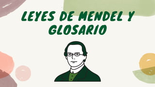 LEYES DE MENDEL Y
GLOSARIO
 