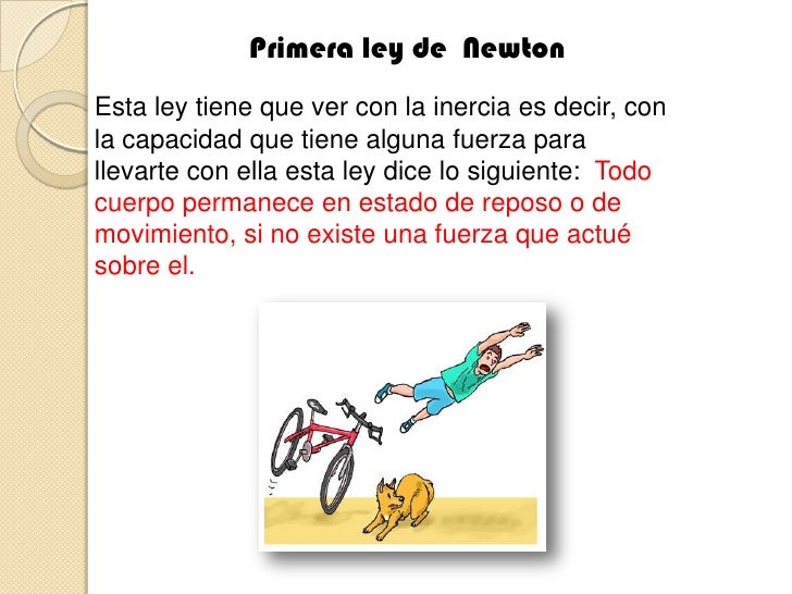 Ejemplos De La Primera Ley De Newton Wikipedia Primera Ley De Newton Ejemplos De La Tercera Ley De
