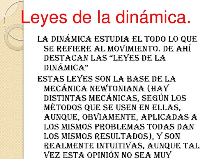 leyes de newton