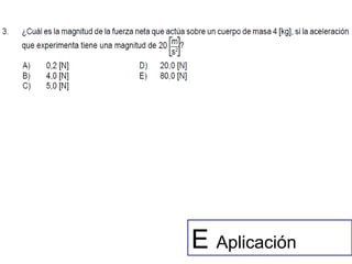 E Aplicación
 