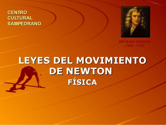 leyes de newton