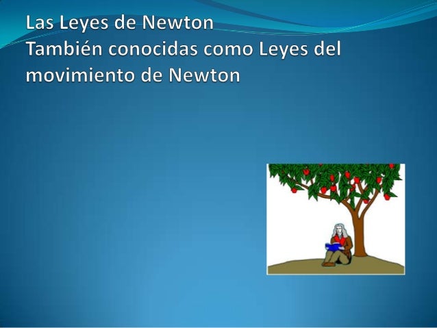 leyes de newton