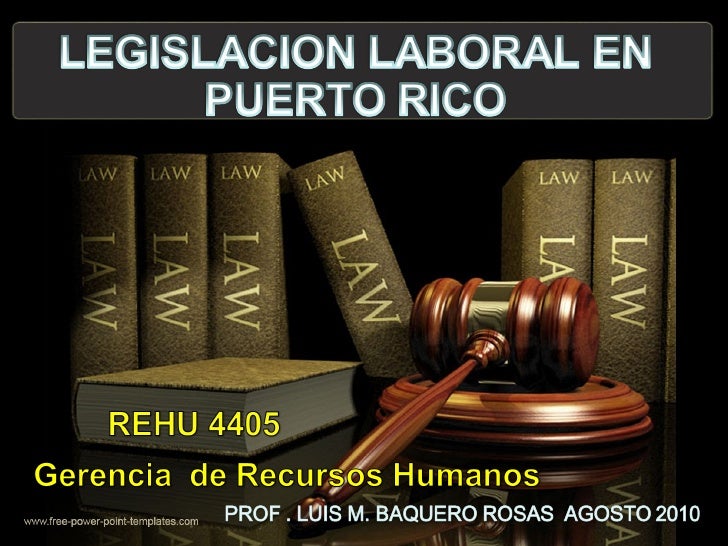 Leyes laborales en puerto rico