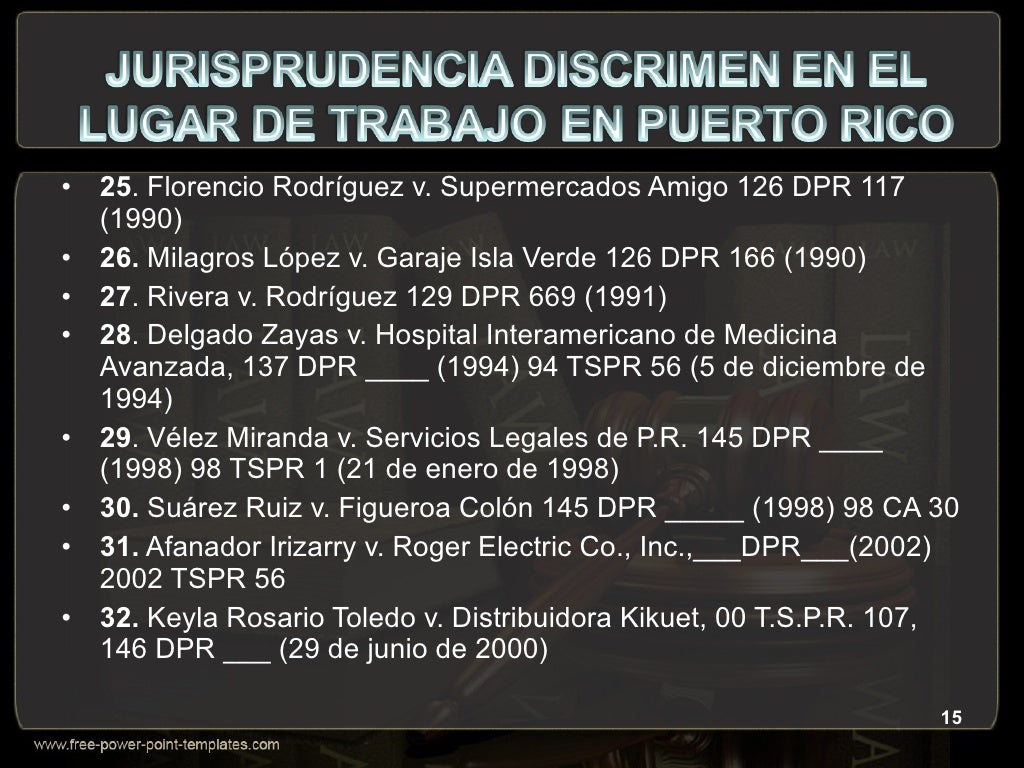 Leyes laborales en puerto rico