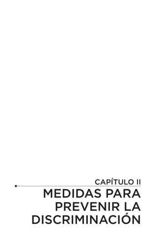 Ley Federal para Prevenir y Eliminar la Discriminación | PDF