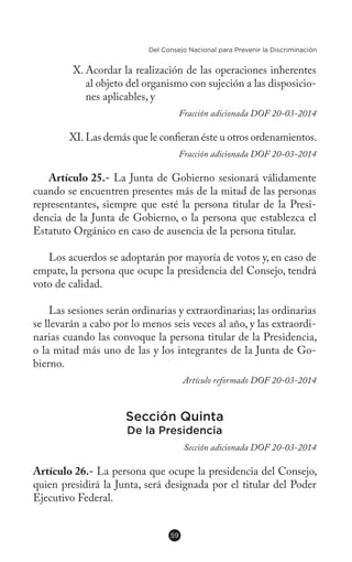 Ley Federal para Prevenir y Eliminar la Discriminación | PDF