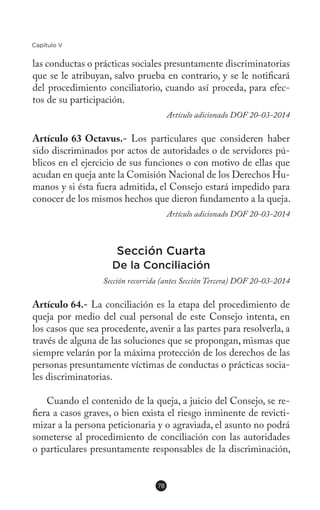 Ley Federal para Prevenir y Eliminar la Discriminación | PDF